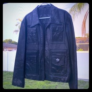 Vintage New York Speed Lambskin Leather Jacket